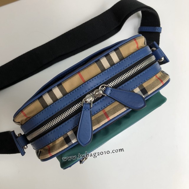 Burberry專門店新款Vintage復古格紋斜背包 巴寶莉肩背相機包男包 yxb1481